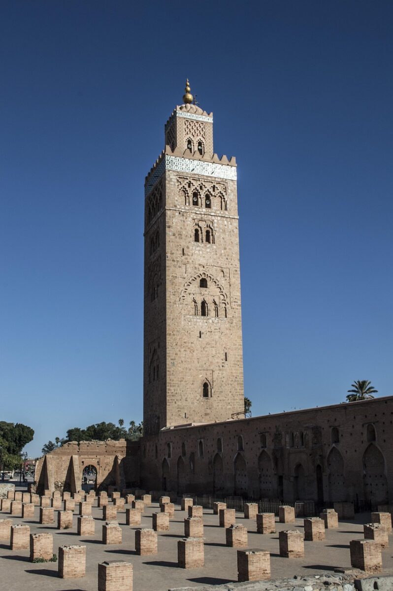 mosque, marrakesh, morocco, moroccan, africa, marrakech, tower, islam, koutoubia, muslim, tourism, culture, nature, travel, famous, medina, traditional, landmark, town, city, arabic, tourist, religion, sky, place, minaret, building, architecture, islamic, fna, el, touristic, cityscape, journey, scenic, jemaa, religious, centre, east, historical, morrocan, street, blue mosque, blue culture